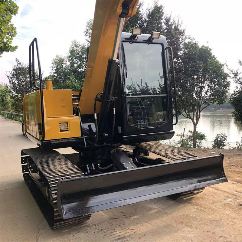 แบรนด์จีน SANY SY95C เครื่องขุดไฮดรอลิกมือสอง น้ําหนัก 9 ตัน ชั้น 3 พร้อมใบ