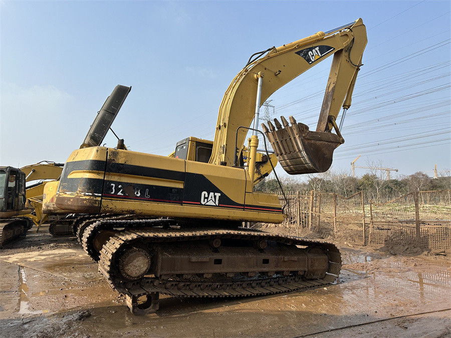 ใช้ Caterpillar CAT 325BL Excavator Hydraulic Crawler Excavator เครื่องเจาะตรงแรง