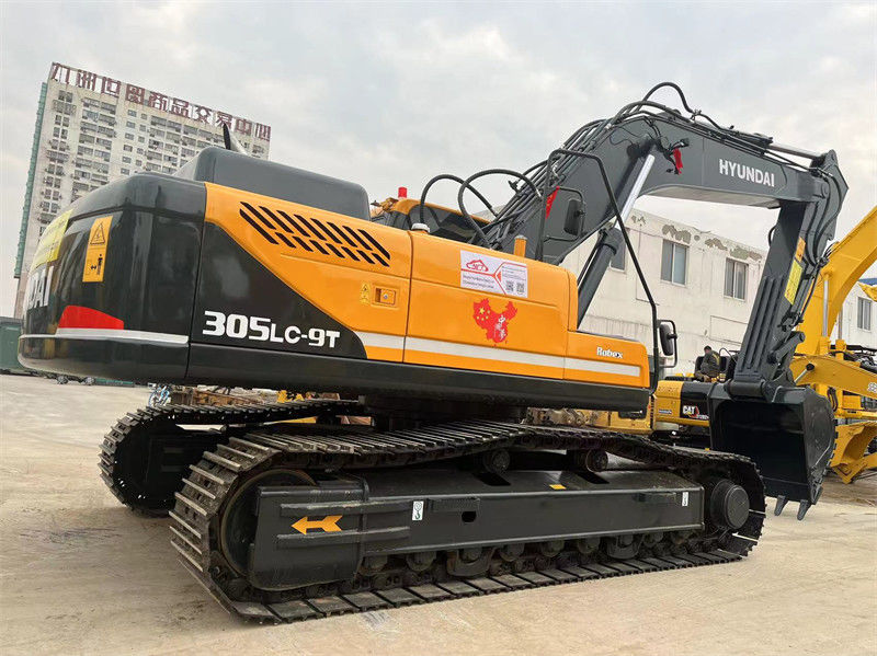 305LC-9T Hyundai Excavator มือสอง 30 ตัน เกาหลี Hyundai Mining Digger มือสอง