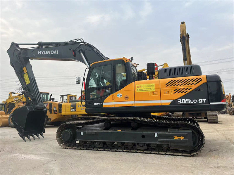 305LC-9T Hyundai Excavator มือสอง 30 ตัน เกาหลี Hyundai Mining Digger มือสอง