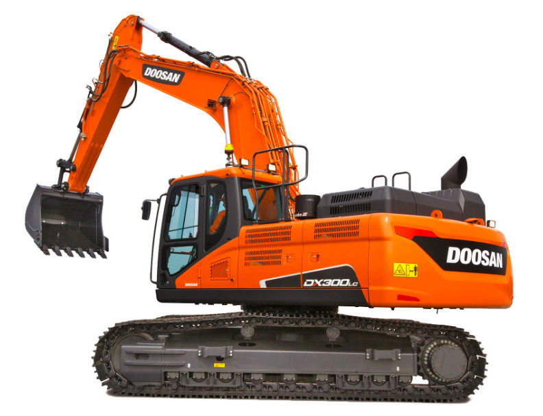 30 ตันไฮดรอลิกใช้รถขุดตีนตะขาบขนาดใหญ่ Doosan DX300LC 9C รถขุดตีนตะขาบ