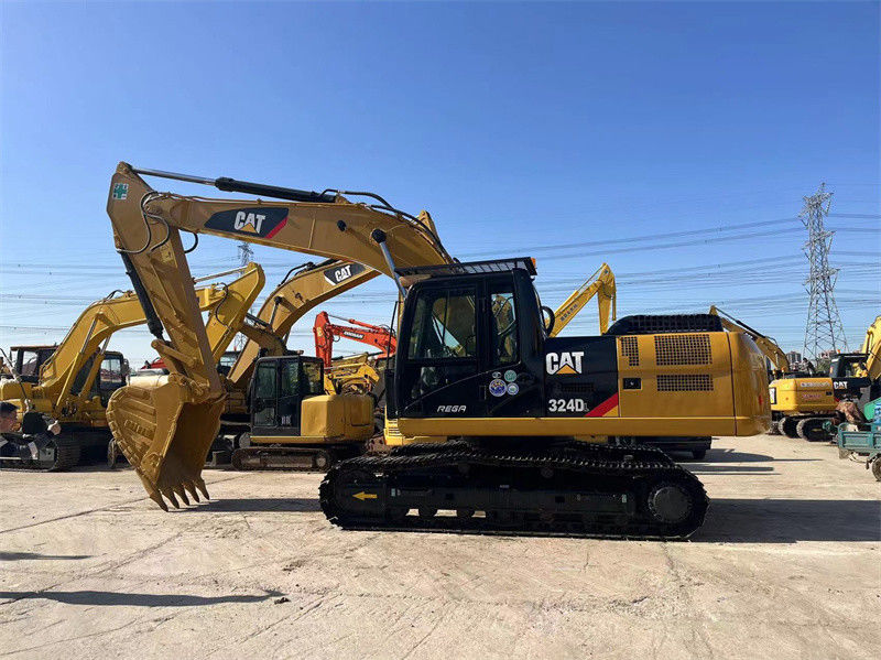 เครื่องขุด CAT 324DL ที่ใช้ 24 ตัน พร้อมเครื่อง C7 เครื่องขุดแมวเดิม