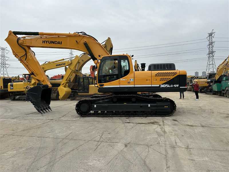 30 ตัน ใช้ Hyundai R305LC-9S Excavator เกาหลี ใช้ Hyundai 305 ขุดเหมืองแร่