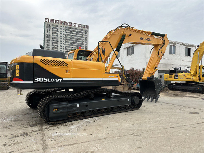 30 ตัน ใช้ Hyundai R305LC-9S Excavator เกาหลี ใช้ Hyundai 305 ขุดเหมืองแร่