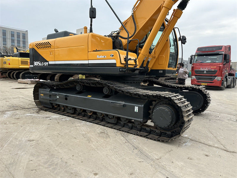 30 ตัน ใช้ Hyundai R305LC-9S Excavator เกาหลี ใช้ Hyundai 305 ขุดเหมืองแร่