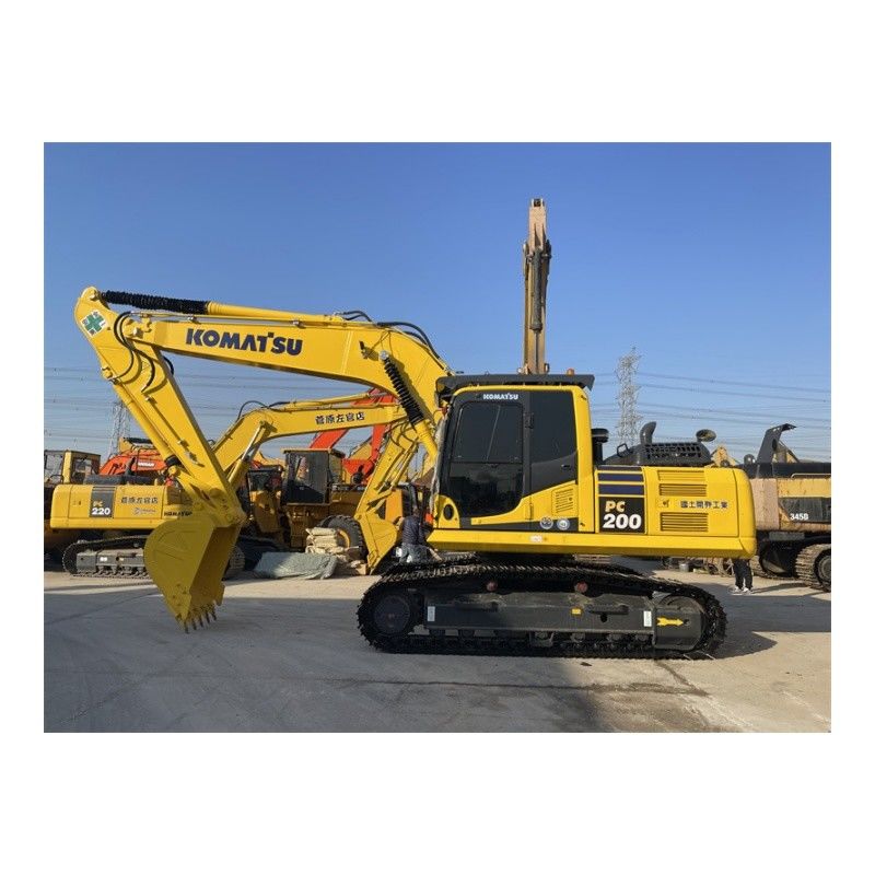 ขายร้อน รถขุดมือสองญี่ปุ่น 20 ตันใช้ Komatsu PC200-8N1 รถขุดมือสอง PC220 PC210