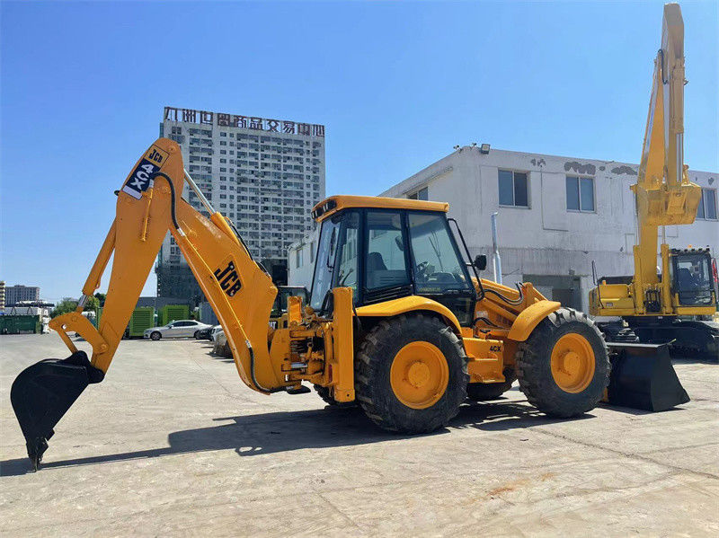 สาขากําเนิด สหรัฐอเมริกา JCB 4CX Backhoe Loader มือสอง JCB 4CX Wheel Backhoe Loader