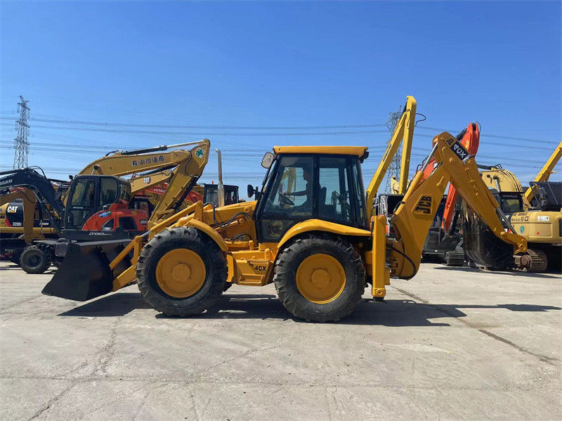 สาขากําเนิด สหรัฐอเมริกา JCB 4CX Backhoe Loader มือสอง JCB 4CX Wheel Backhoe Loader