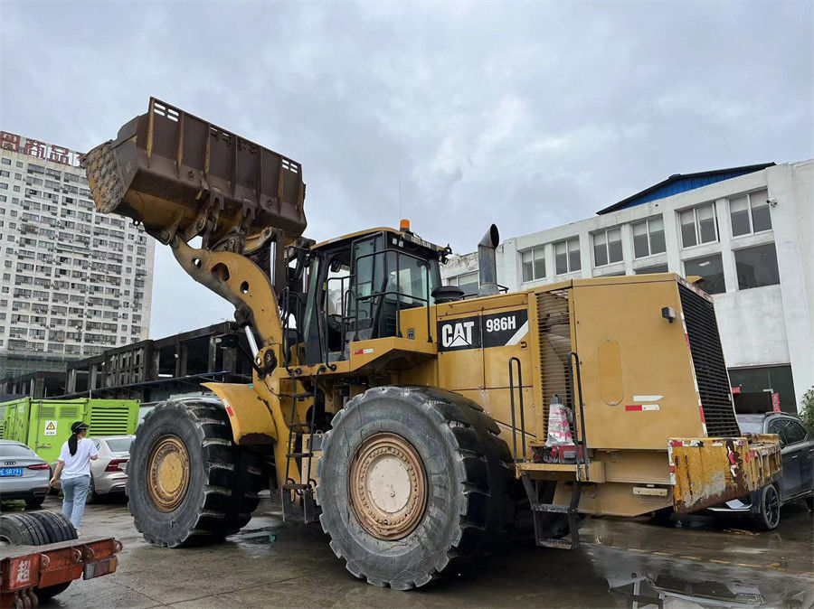 สีแท้ CAT 986H เครื่องบรรทุกล้อหน้า เครื่องยนต์แรง C15