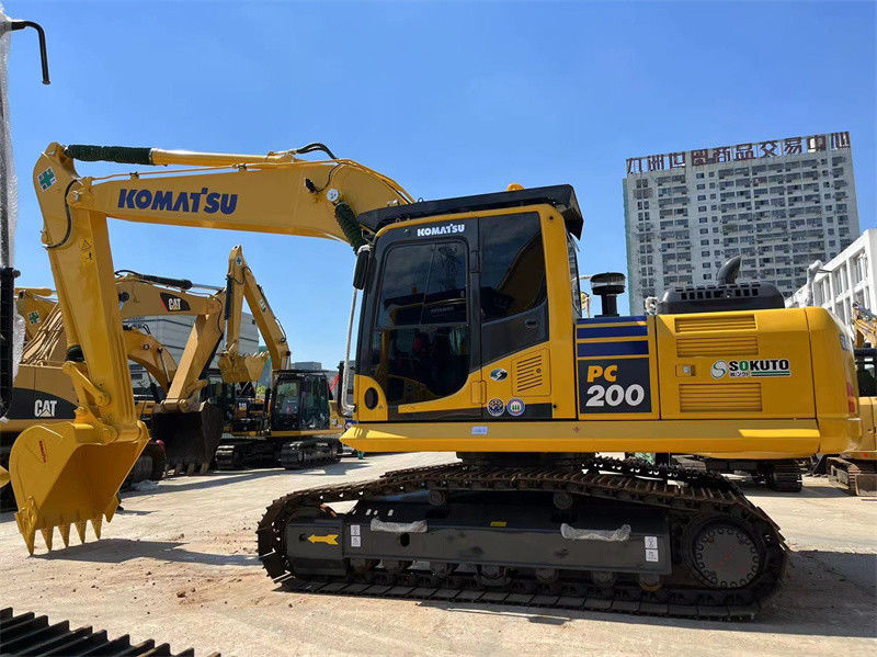ราคาถูก 20 ตัน ใช้ญี่ปุ่น Excavator Komatsu PC200-8 Crawler Excavator PC200 PC220