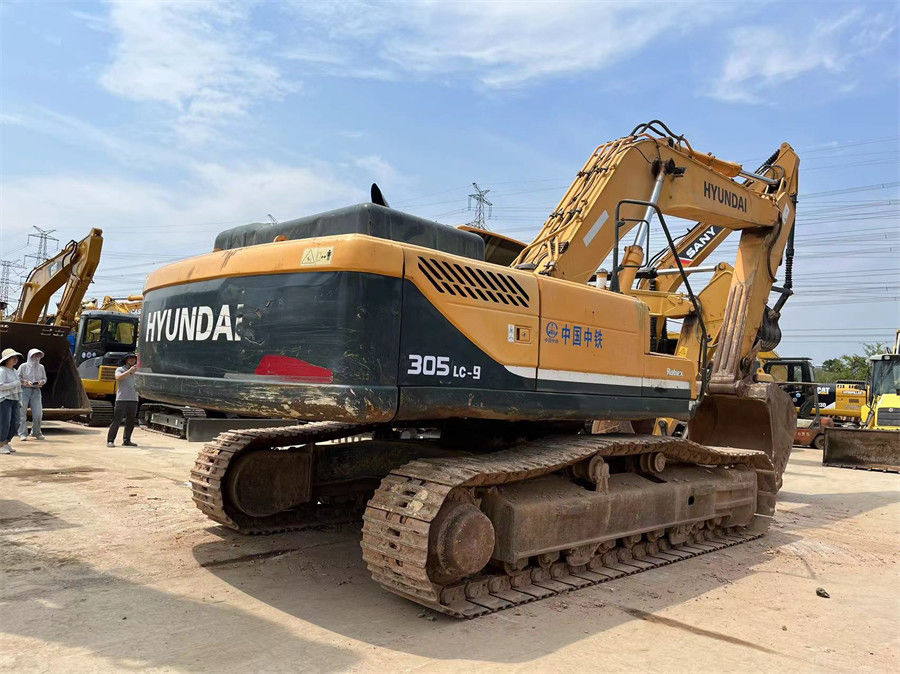 พลังงาน 30 ตัน สีเดิม Hyundai R305LC Excavator Heavy Duty