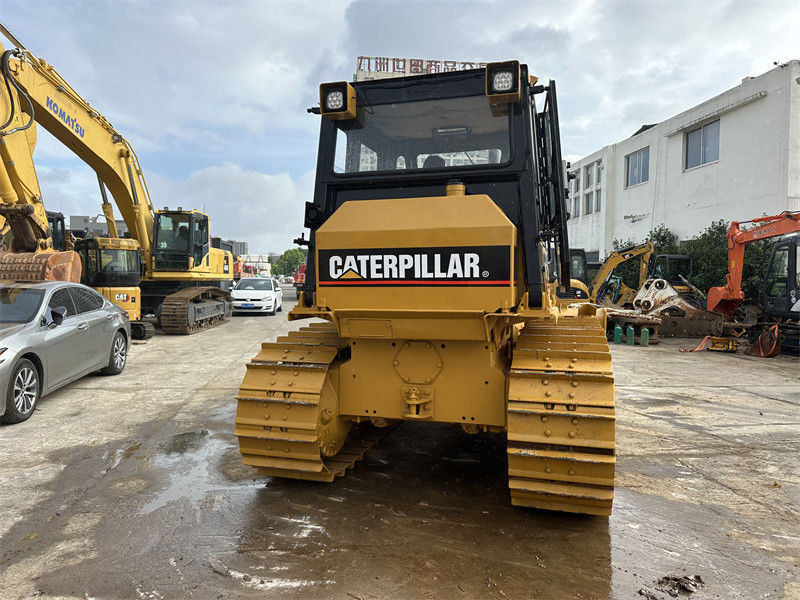 สีใหม่ CAT D6G บูลโดเซอร์มือสอง Caterpillar D3C D5B D6 โดเซอร์ในสภาพดี