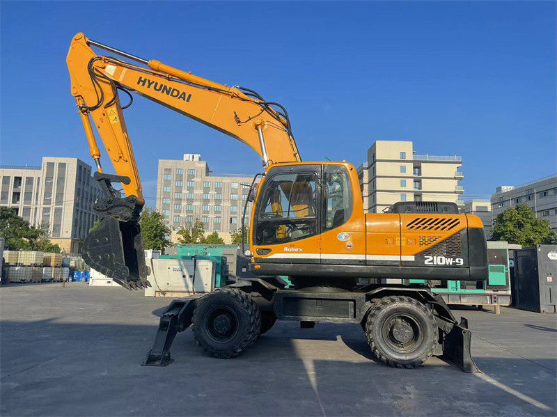 20 ตัน เกาหลี รถขุดล้อ Hyundai R210W-9 รถขุดล้อ Hyundai 210