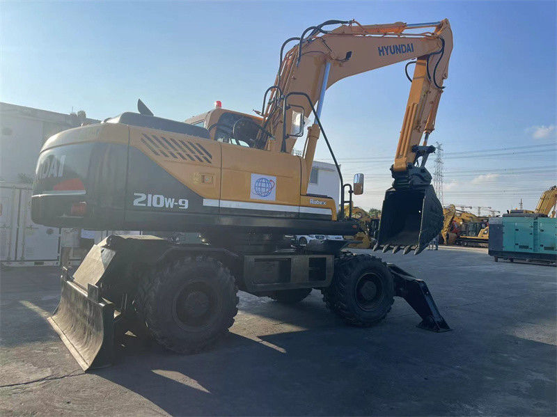 20 ตัน เกาหลี รถขุดล้อ Hyundai R210W-9 รถขุดล้อ Hyundai 210