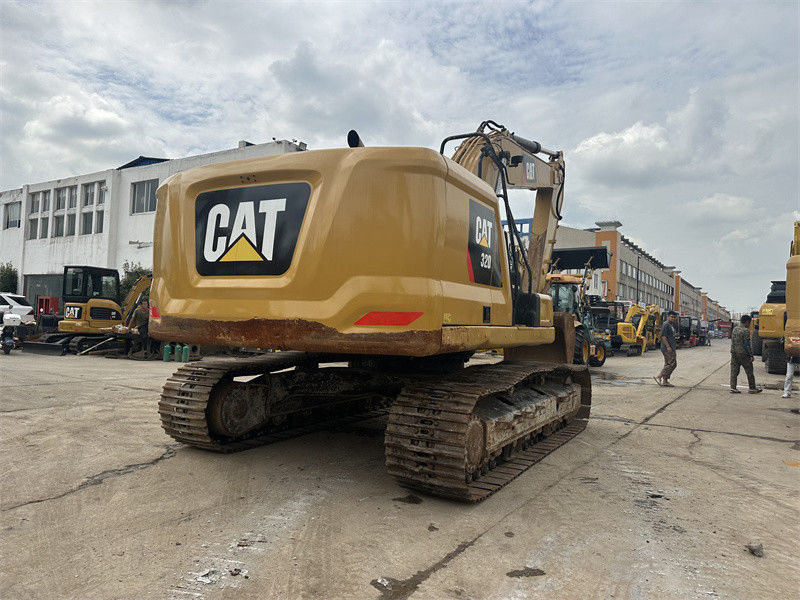 เครื่องขุด CAT 320 ที่ใช้เดิม พร้อมเครื่อง C4.4 เครื่องขุด Caterpillar 320