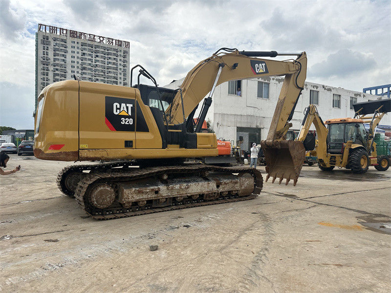 เครื่องขุด CAT 320 ที่ใช้เดิม พร้อมเครื่อง C4.4 เครื่องขุด Caterpillar 320