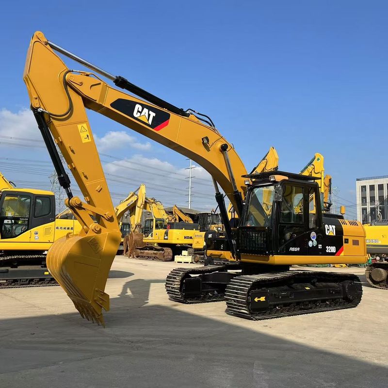20 ตัน CAT 320D Excavator สภาพดีเยี่ยม ขนาดกลาง สําหรับการก่อสร้างเหมืองแร่