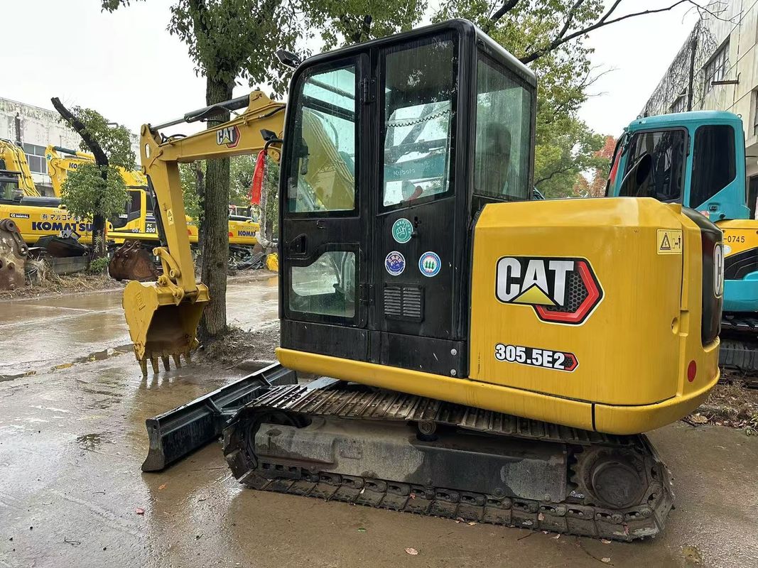 5.5 ตัน เครื่องขุด CAT 305.5E Caterpillar 305.5 มินิครอลเลอร์