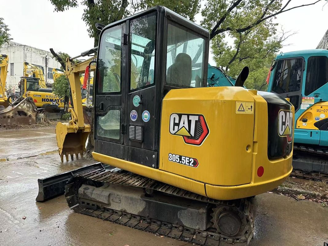 5.5 ตัน เครื่องขุด CAT 305.5E Caterpillar 305.5 มินิครอลเลอร์