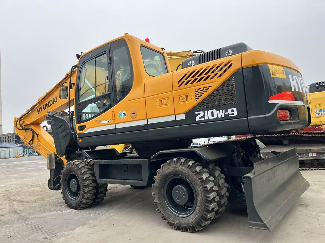 ขนย้ายชนิด Hyundai R210W-9 เครื่องขุดล้อมือสอง 21 ตัน เครื่องขุดล้อมือสอง Hyundai