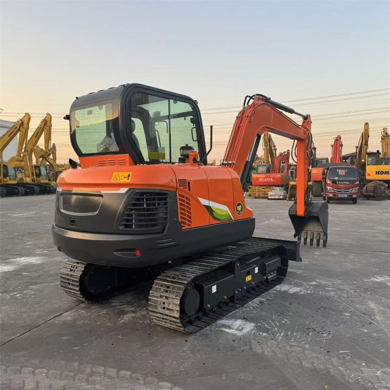 เครื่องขุดขนาดเล็กใหม่ Doosan DX60E-10N เครื่องขุดขนาดเล็ก 6 ตัน Doosan Crawler