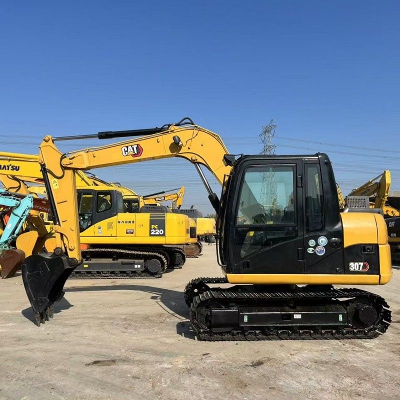 2.83L Displacement เครื่องขุดขนาดเล็ก CAT 307D ที่ใช้กับความลึกในการขุดสูงสุด 4070mm