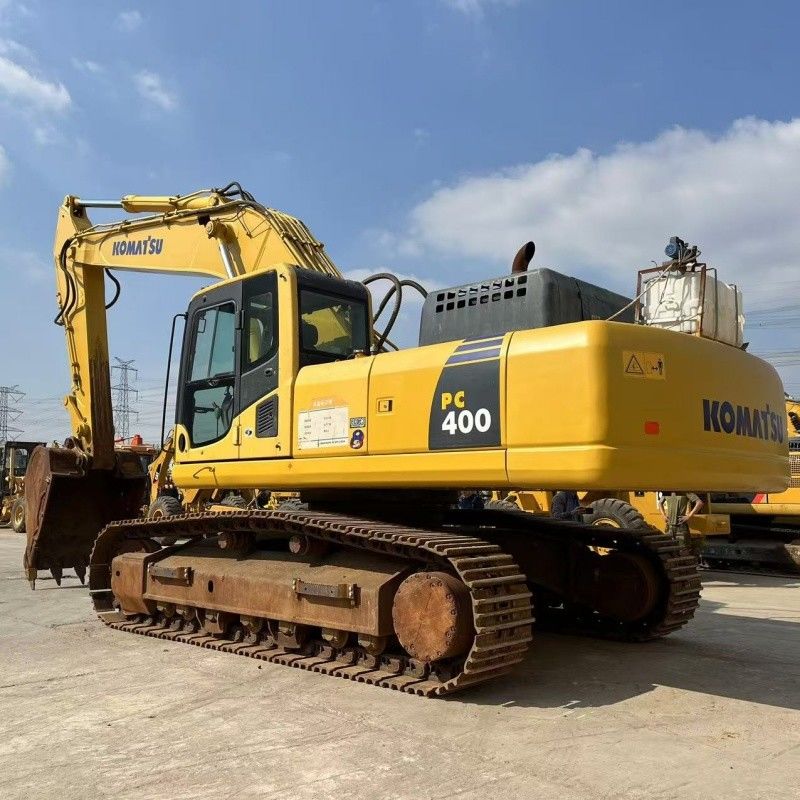 สีเดิม ปี 2016 Komatsu PC400 8R เครื่องขุดน้ําหนัก 40 ตัน งานหนัก