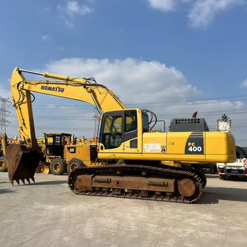 สีเดิม ปี 2016 Komatsu PC400 8R เครื่องขุดน้ําหนัก 40 ตัน งานหนัก
