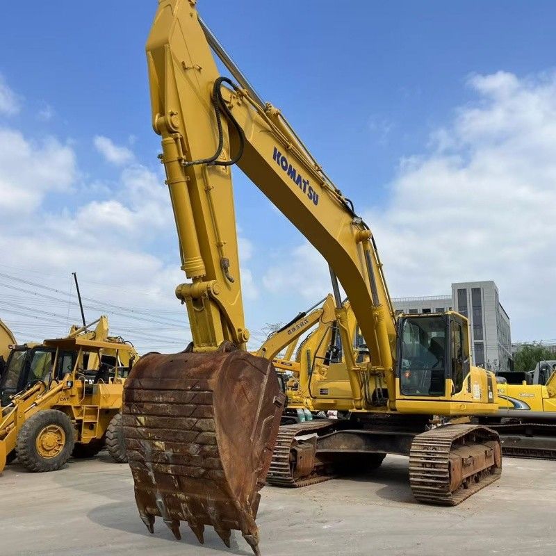 สีเดิม ปี 2016 Komatsu PC400 8R เครื่องขุดน้ําหนัก 40 ตัน งานหนัก