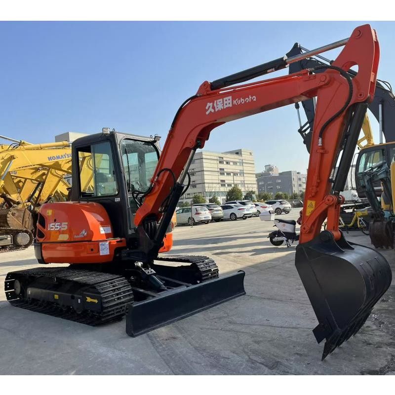 Kubota KX155 ญี่ปุ่น Excavator 36.5 KN แรงขุดถังสําหรับการก่อสร้าง