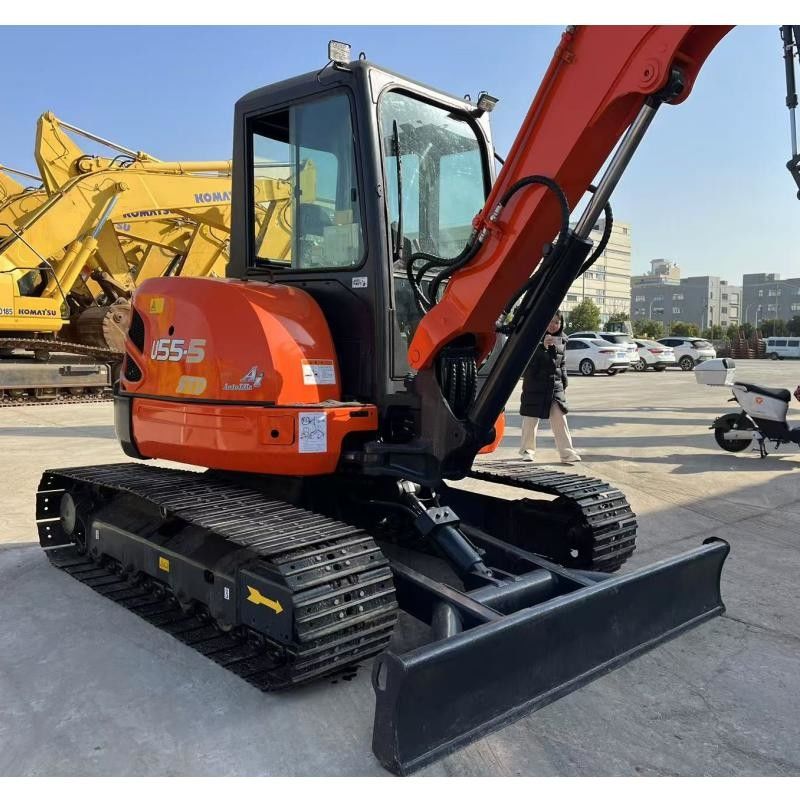 Kubota KX155 ญี่ปุ่น Excavator 36.5 KN แรงขุดถังสําหรับการก่อสร้าง