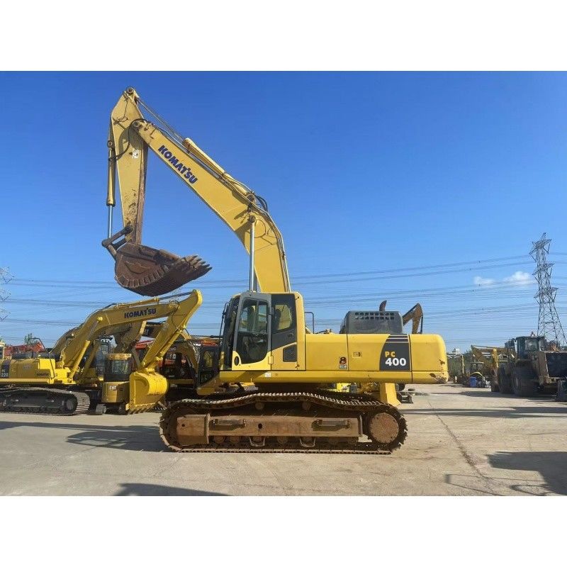 มือสอง Komatsu PC400 Excavator 270 KW พลังเครื่องยนต์สําหรับการก่อสร้างภาระหนัก
