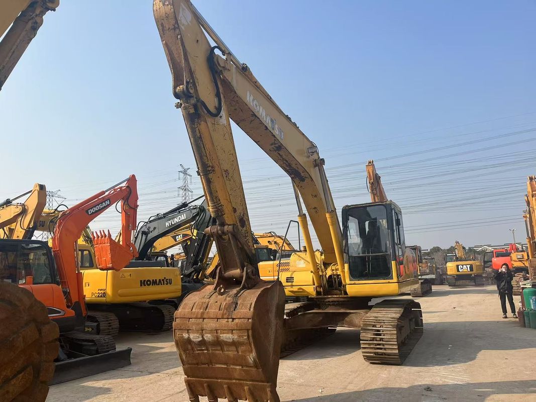 เครื่องขุด Komatsu PC220-7 ที่ใช้ได้มาก เครื่องขุด Komatsu แท้ 22 ตัน