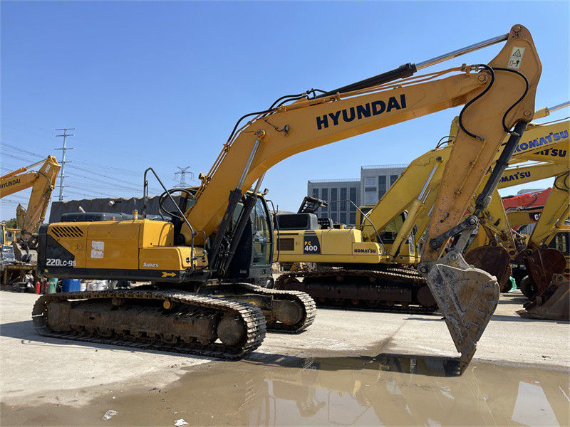 สีแท้เกาหลี ใช้ Hyundai R220LC-9S Excavator Hyundai 220 Crawler Digger