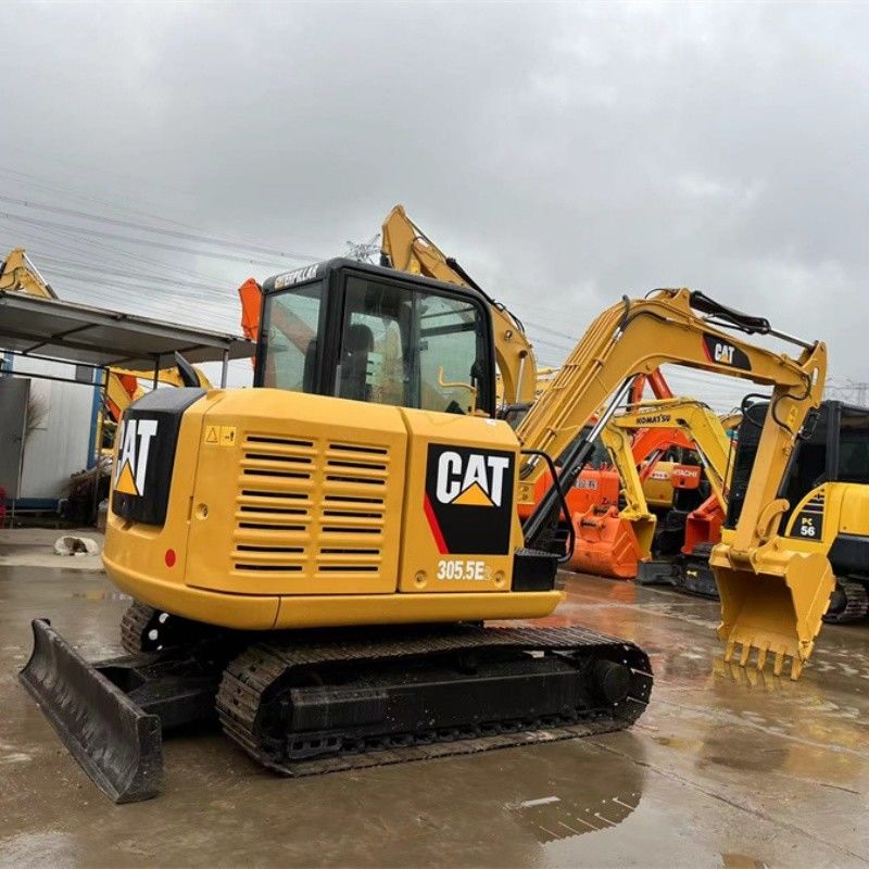 เครื่องขุดขนาดเล็ก 5 ตัน CAT 305.5E2 ด้วยเครื่องยนต์ดีเซล C2.4 ขนาดเล็ก