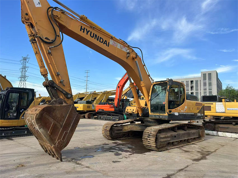 33 ตัน Hyundai 330LC-9S เครื่องขุดมือสอง Hyundai R330 Digger