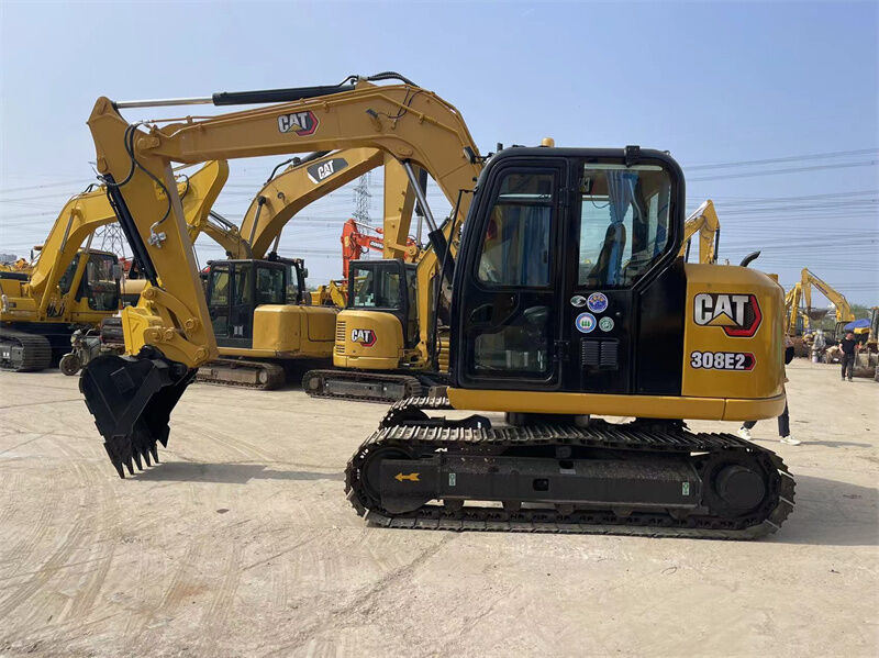 เครื่องขุด Caterpillar Used 308E2 เครื่องขุดไฮดรอลิกขนาดเล็ก ออกแบบให้มีค่าใช้จ่ายในการดําเนินงานที่ต่ํา และใช้งานได้ในหลายประเภท