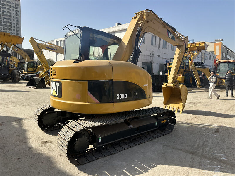เครื่องขุดขนาดเล็ก Caterpillar 308D มือสอง เครื่องขุดแมว 8 ตัน สําหรับขาย