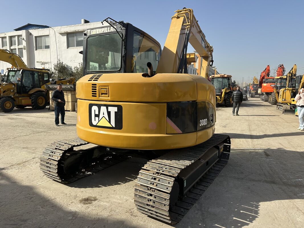 เครื่องขุดขยะมือสอง Crawler Mini CAT 308D เครื่องขุด Caterpillar 306 305 307 308
