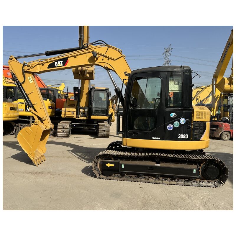 เครื่องขุดขยะมือสอง Crawler Mini CAT 308D เครื่องขุด Caterpillar 306 305 307 308