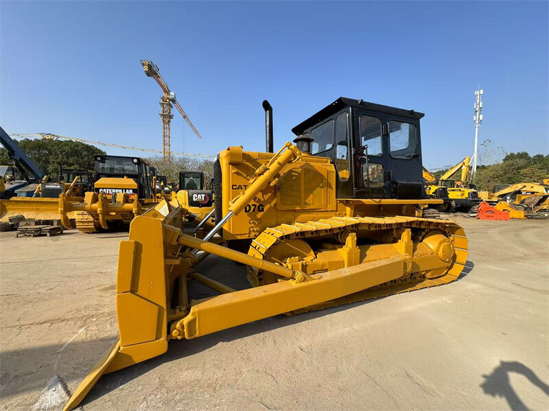 รถแทรกเตอร์ CAT D7G มือสองพร้อมเครื่องยนต์ 3306 น้ำหนักปฏิบัติการ 20230 กก. และใบมีดตรงแบบเอียง