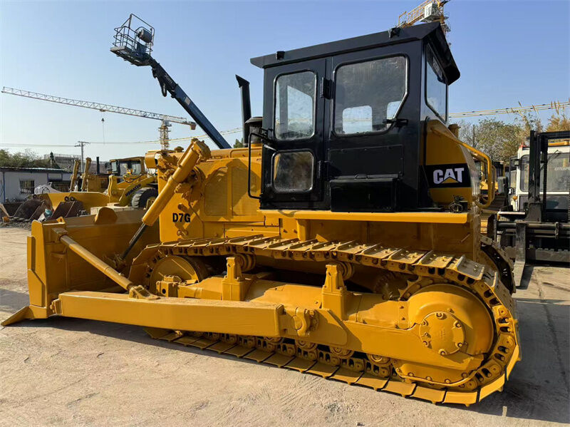 รถแทรกเตอร์ CAT D7G มือสองพร้อมเครื่องยนต์ 3306 น้ำหนักปฏิบัติการ 20230 กก. และใบมีดตรงแบบเอียง