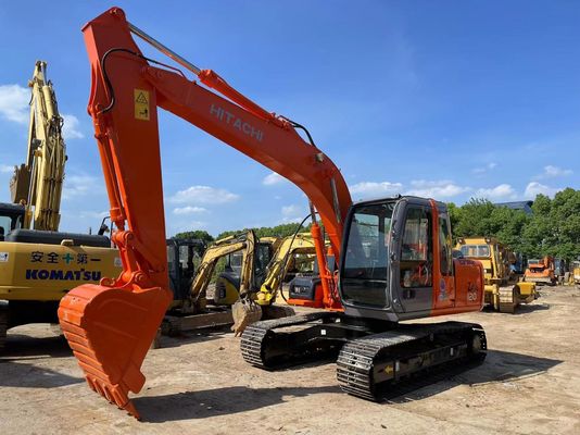 ไฮดรอลิกญี่ปุ่นใช้ Hitachi Zx120 Excavator 12500kg Crawler Excavator