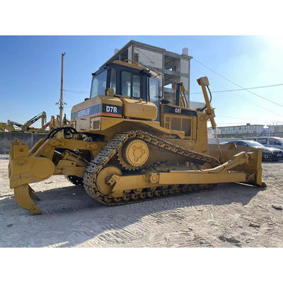 D7R รถดันดินตีนตะขาบ Caterpillar Bulldozer สีเหลือง
