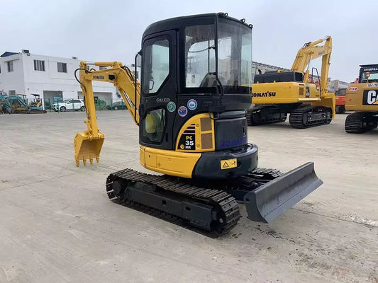รถขุดขนาดเล็กมือสองญี่ปุ่น PC35MR-2 รถขุด Komatsu มือสอง PC35