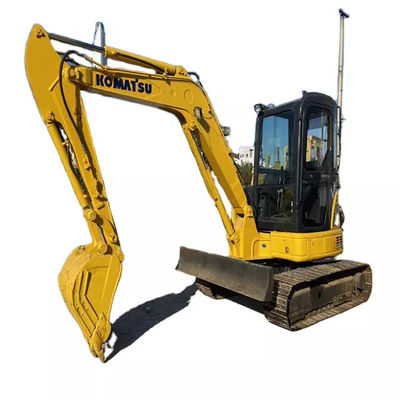 ใช้ญี่ปุ่น Komatsu PC55 Excavator PC55MR PC55MR-2 Small Crawler Excavator