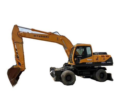 รถขุดล้อยาง Hyundai Robex 210W 21 Ton 210W-9 มือสอง