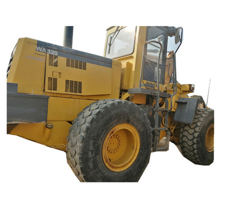 Komatsu WA320 รถตักล้อยางมือสอง 14000KG Earth Moving WA320-3