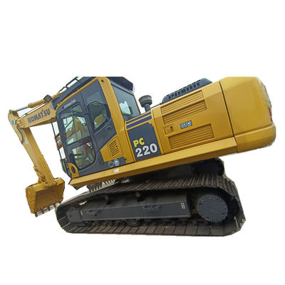 22000kg รถขุดญี่ปุ่นมือสอง Komatsu PC220 Excavator