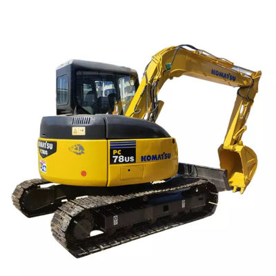 รถตีนตะขาบเล็ก Komatsu Pc78us Excavator 7 Tons